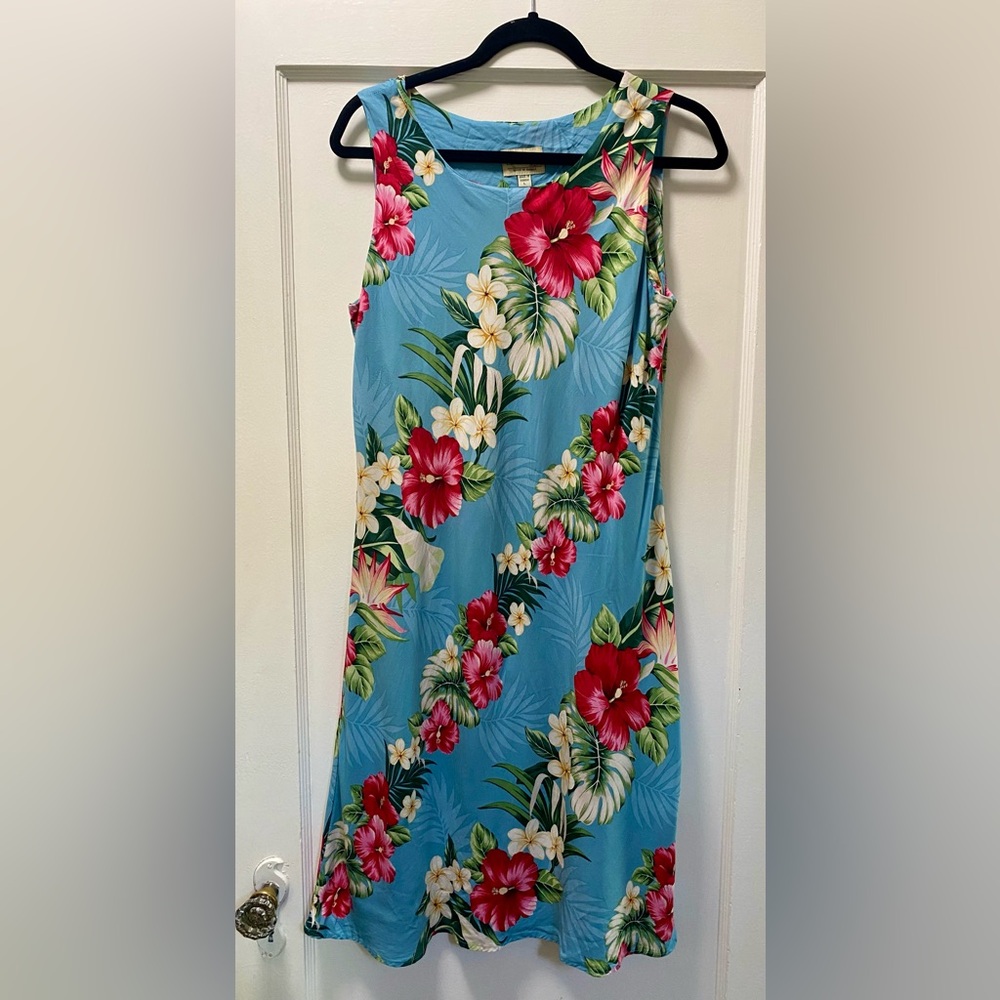 Floral Paradise Bay Women's Coverup Dress Kona Hawai’i